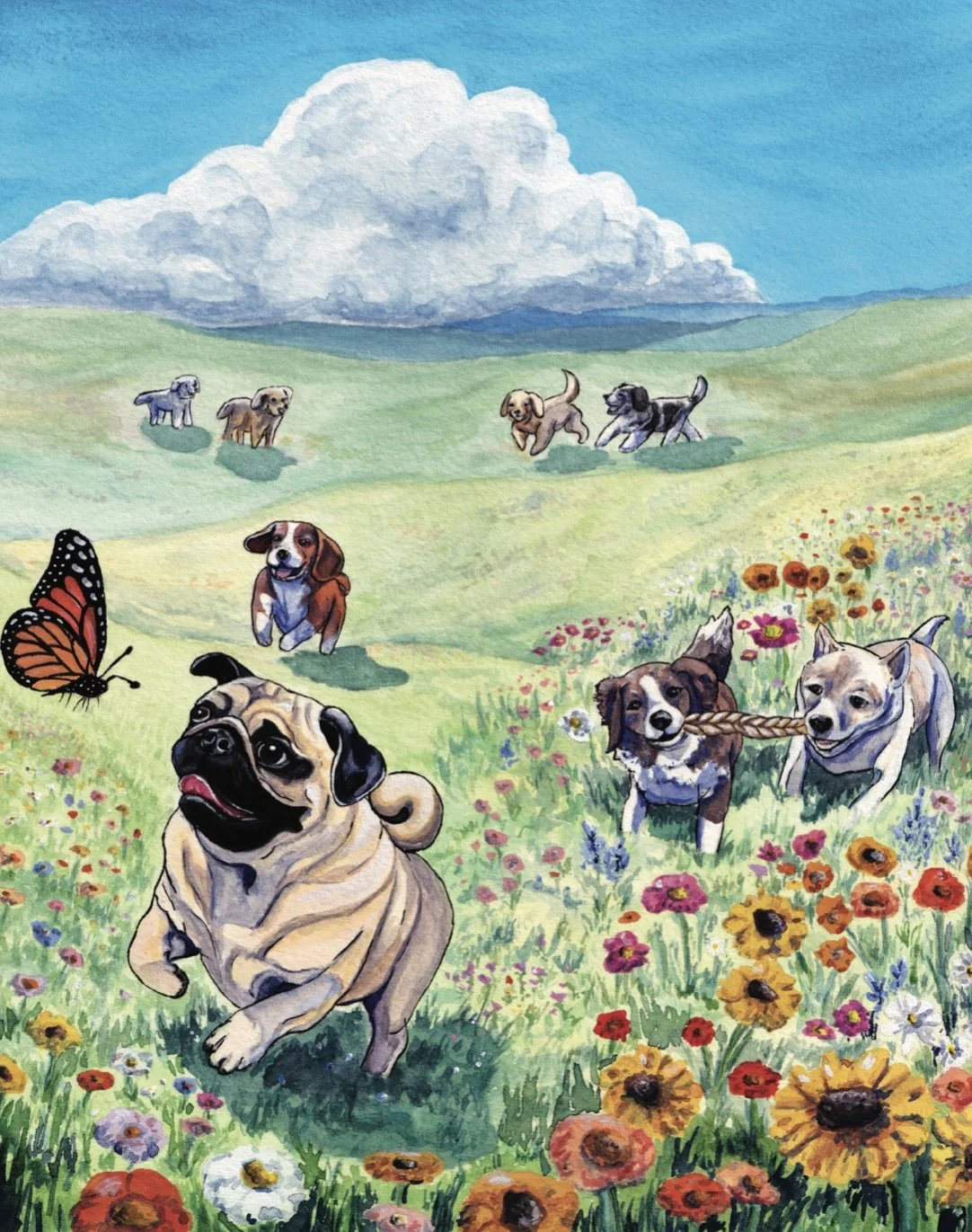 Heavenly Meadows Print