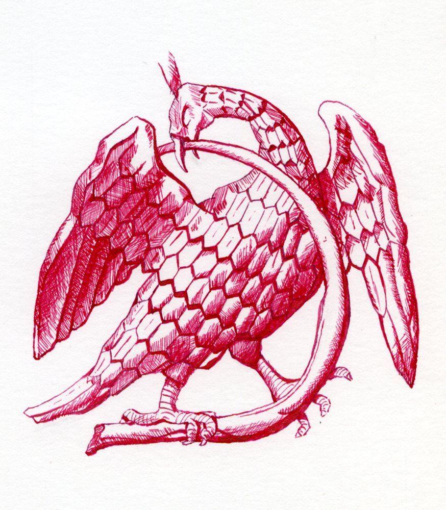 Peahen
5" x 4"
Pen and Ink