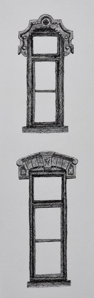 Stacked Windows
Pen and Ink