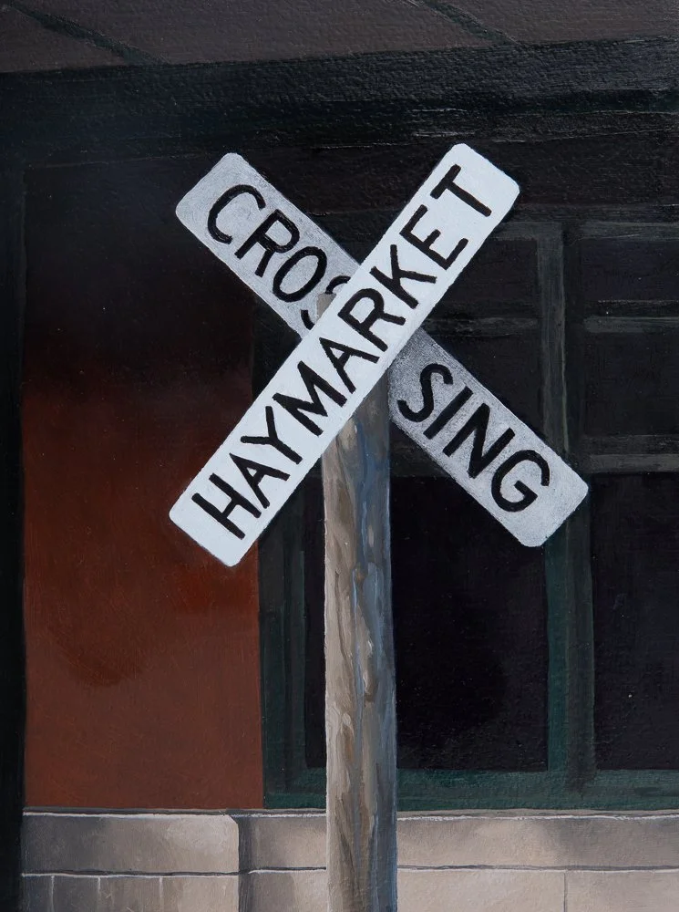 Haymarket Crossing
8" x 6"
Oil on Panel