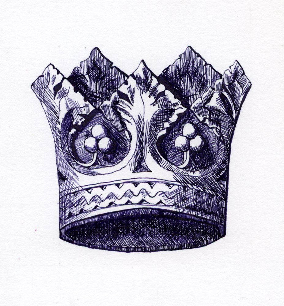 Stone Crown
5" x 4"
Pen and Ink