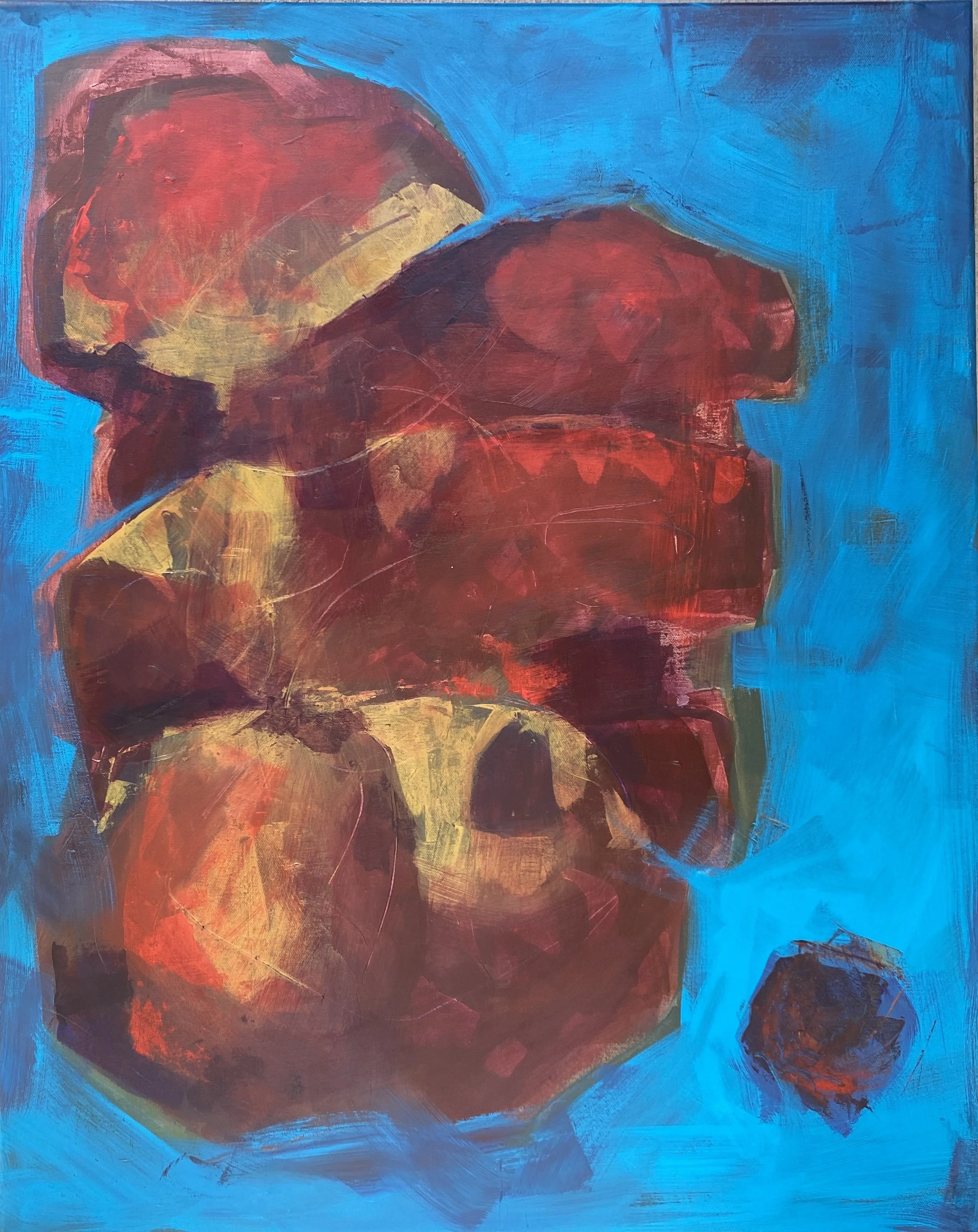 Offspring nebula 1 | acrylic on Bristol board