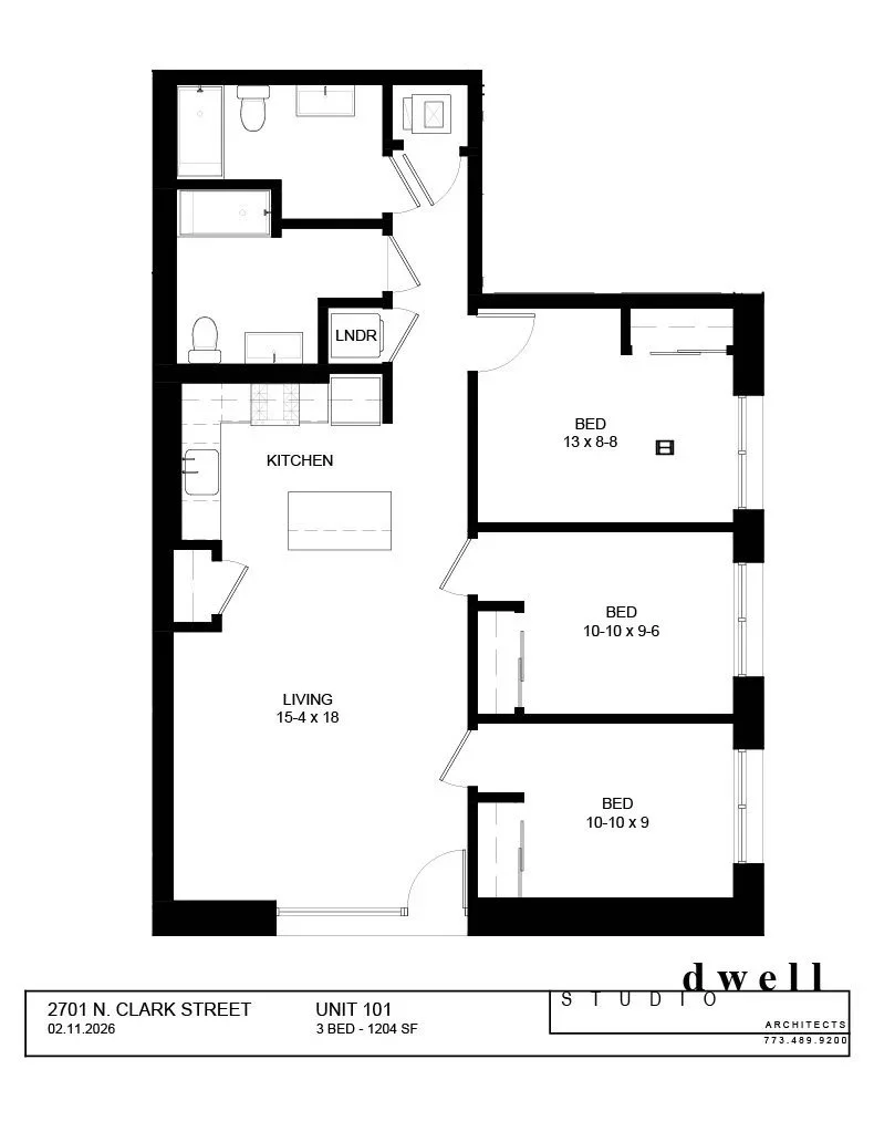 Floor Plan Unit 101