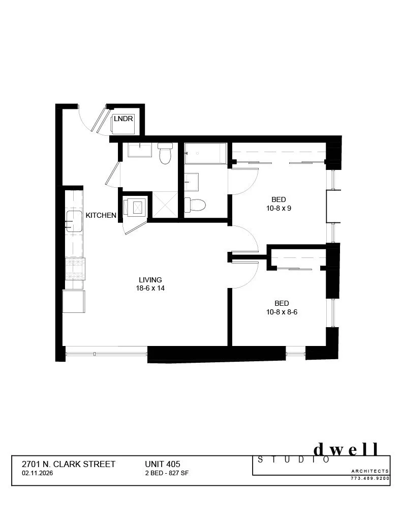Floor Plan Unit 405