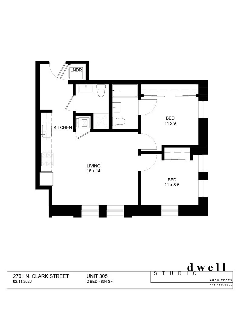 Floor Plan Unit 305