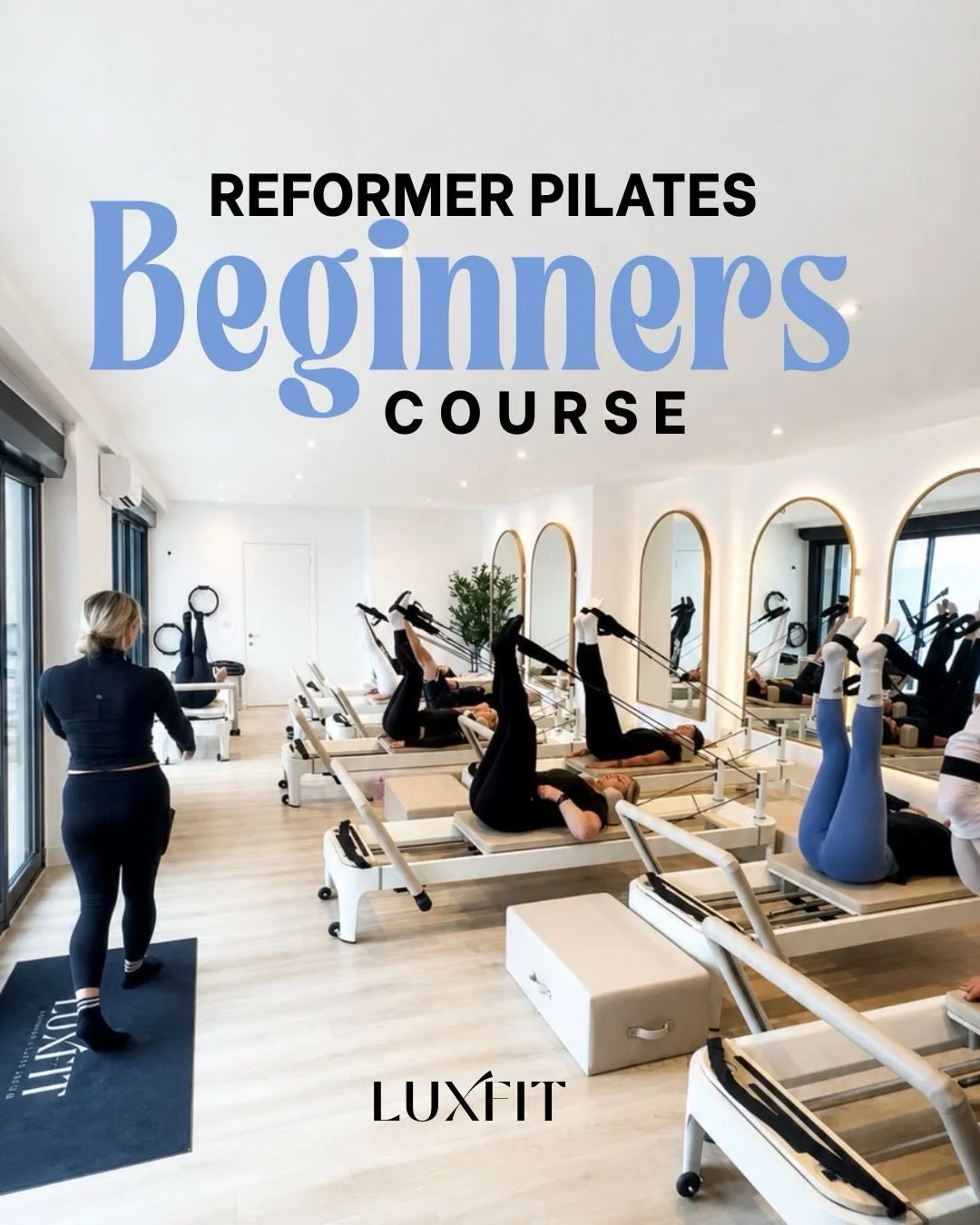 ✨ NEW BEGINNERS REFORMER COURSE ✨

Thinking about trying Reformer Pilates but not sure where to start? This course is designed especially for complete beginners or anyone wanting to build confidence and learn the foundations of Reformer Pilates in a 