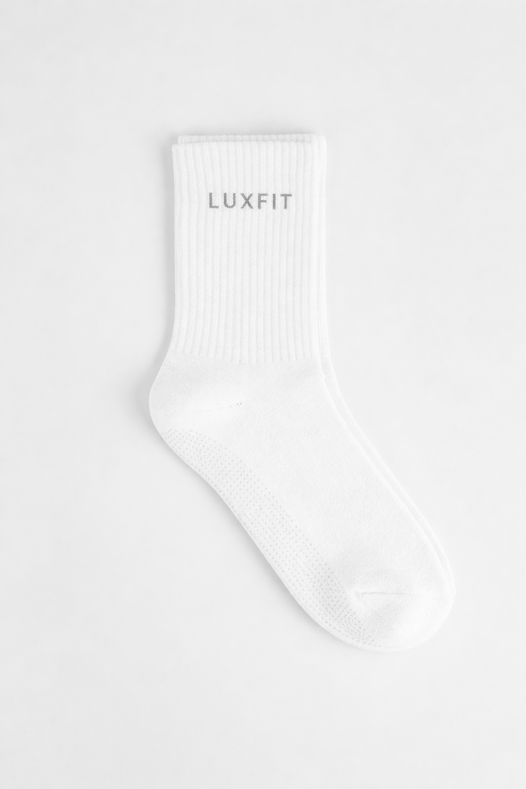 Luxfit GRIP Sock - White