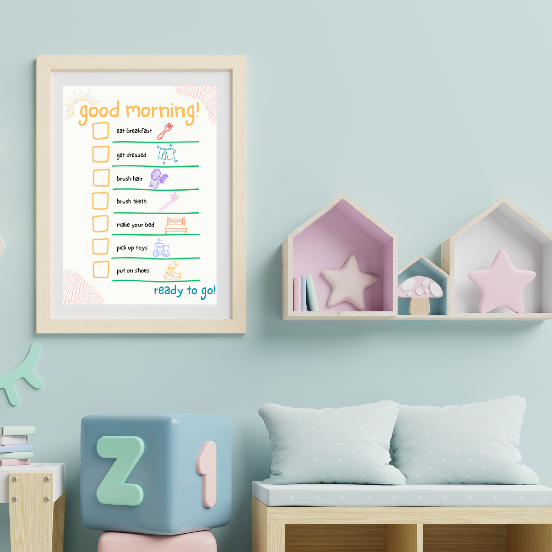 Kids' Morning Checklist: Simple Daily Routine