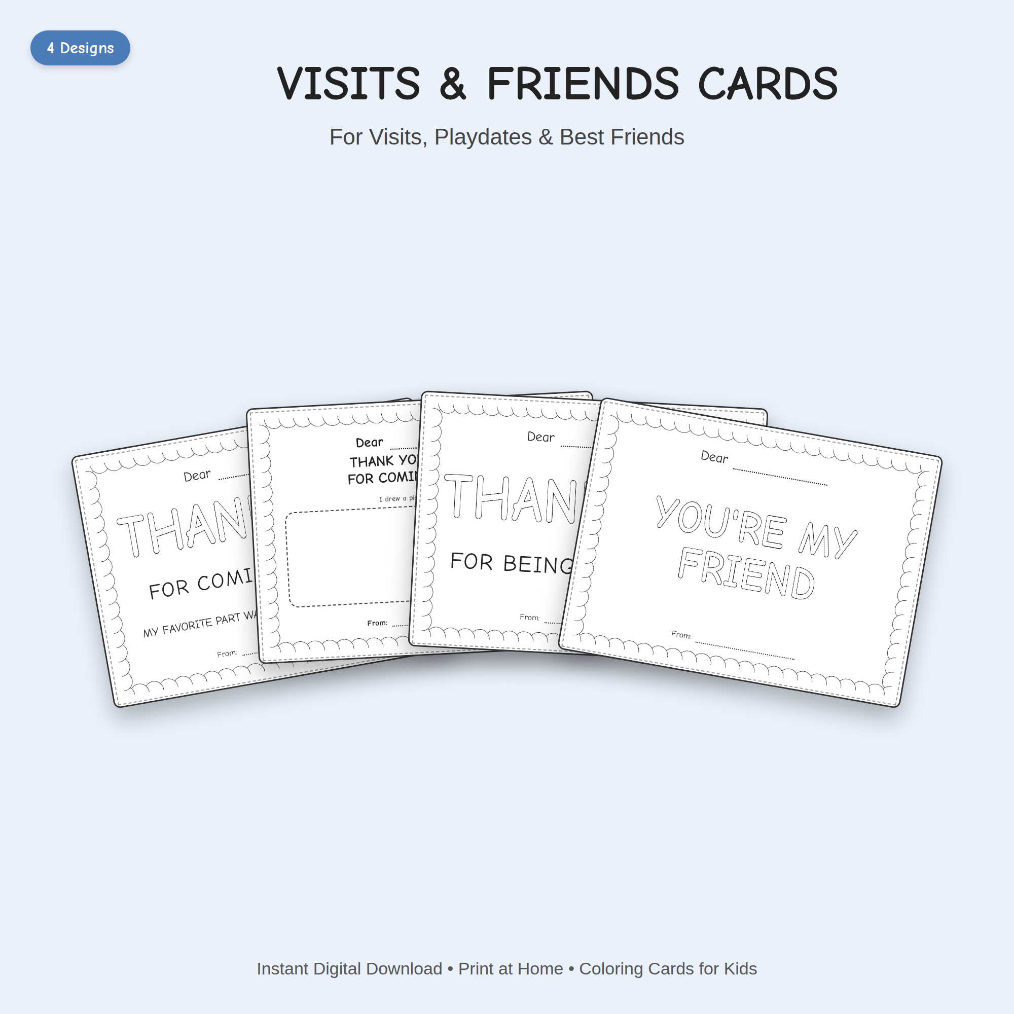 Friendship & Thank You Card Bundle
