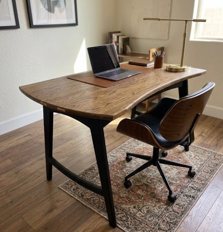 Oak-desk-curved-leg-base-brass-standoffs.jpg