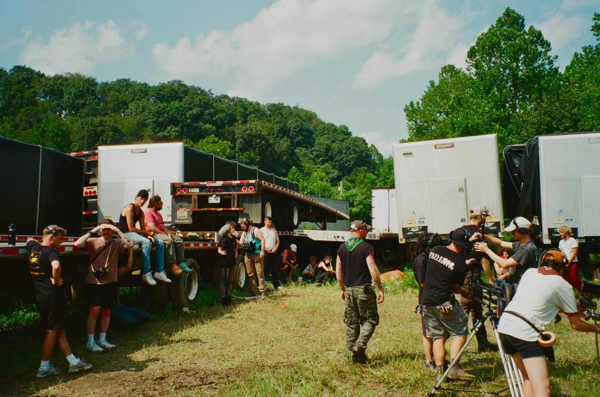 Full Crew at work Day 1 of August Shoot
