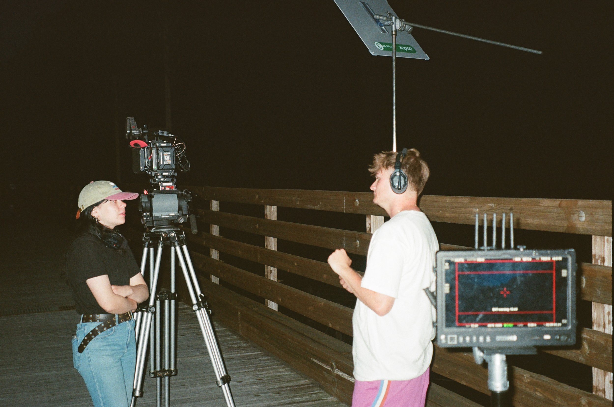 DP Melanie Skoupil (LEFT) w/ Director Constantine Kontos (RIGHT)