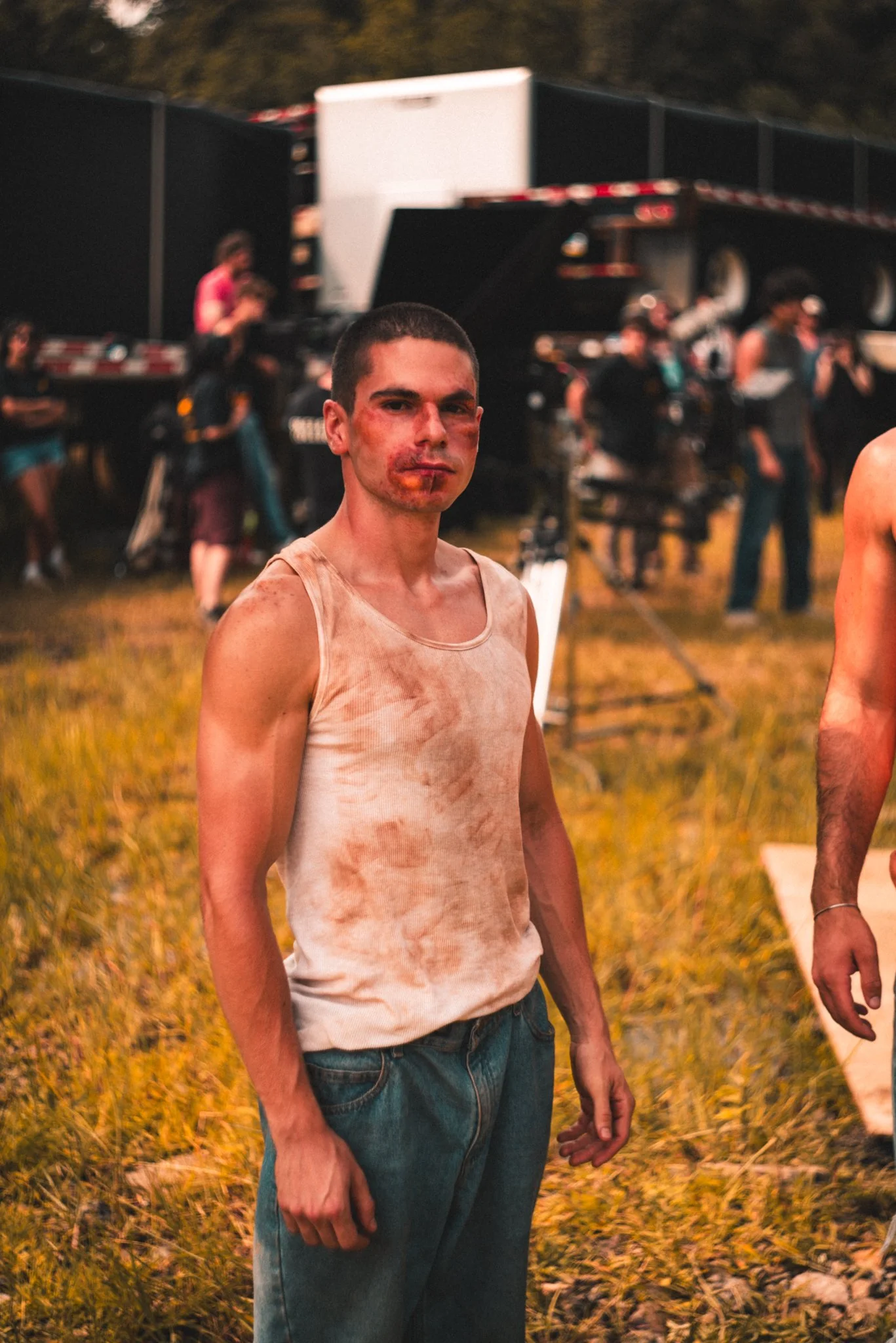 Nicholas Ceniti in-between takes