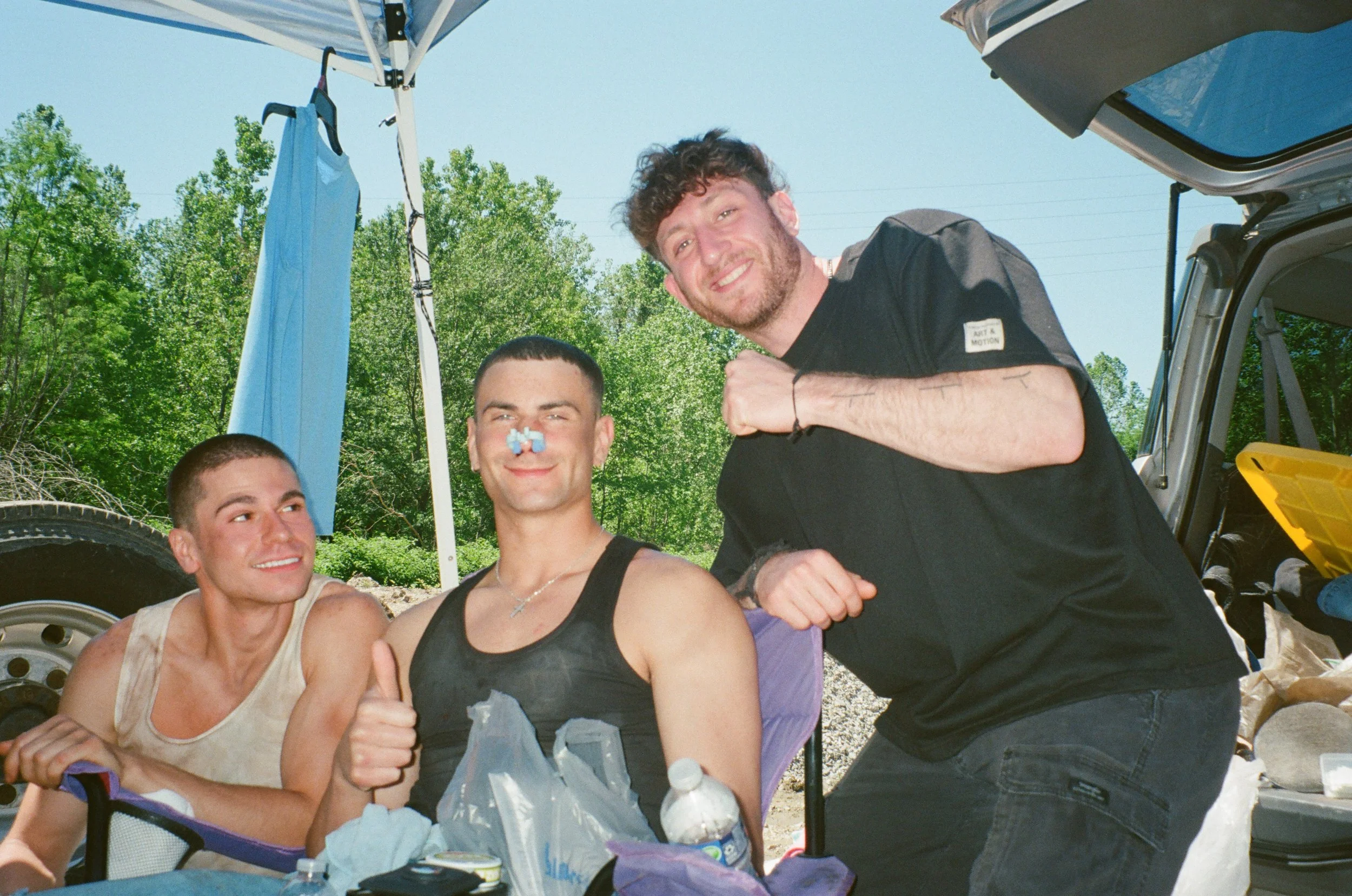 Nicholas Ceniti (LEFT), Elijah Santoro (CENTER), & Stunt Coordinator Umi (RIGHT) 