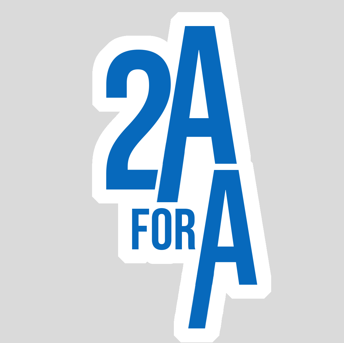 2A for A Brand Sticker