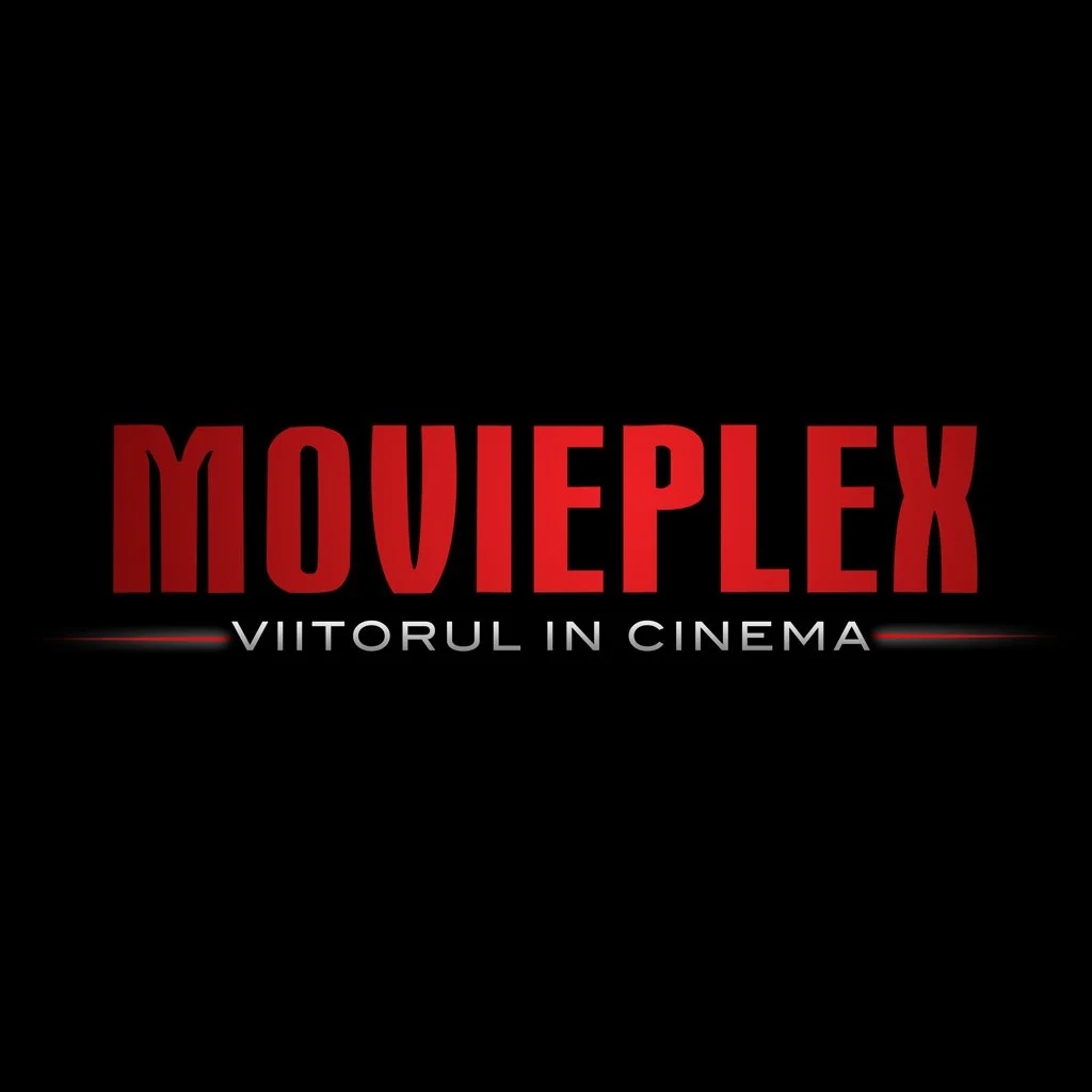 MoviePlex logo with red text and tagline 'VIITORUL IN CINEMA' on a black background.