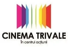 Cinema Trivale logo with colorful vertical shapes and text