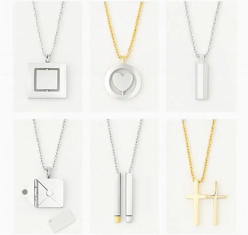 Laser Engraved Necklaces