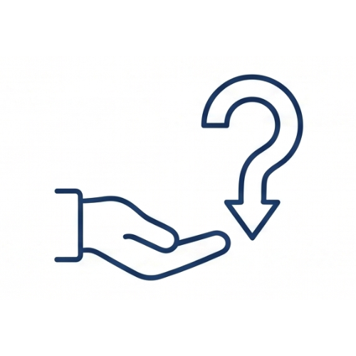 Triage call for clinical prescription audits and reviews icon.