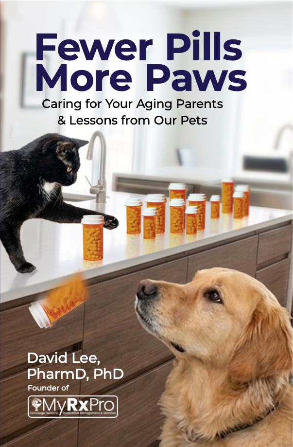 Physical book cover by David Lee, PhD