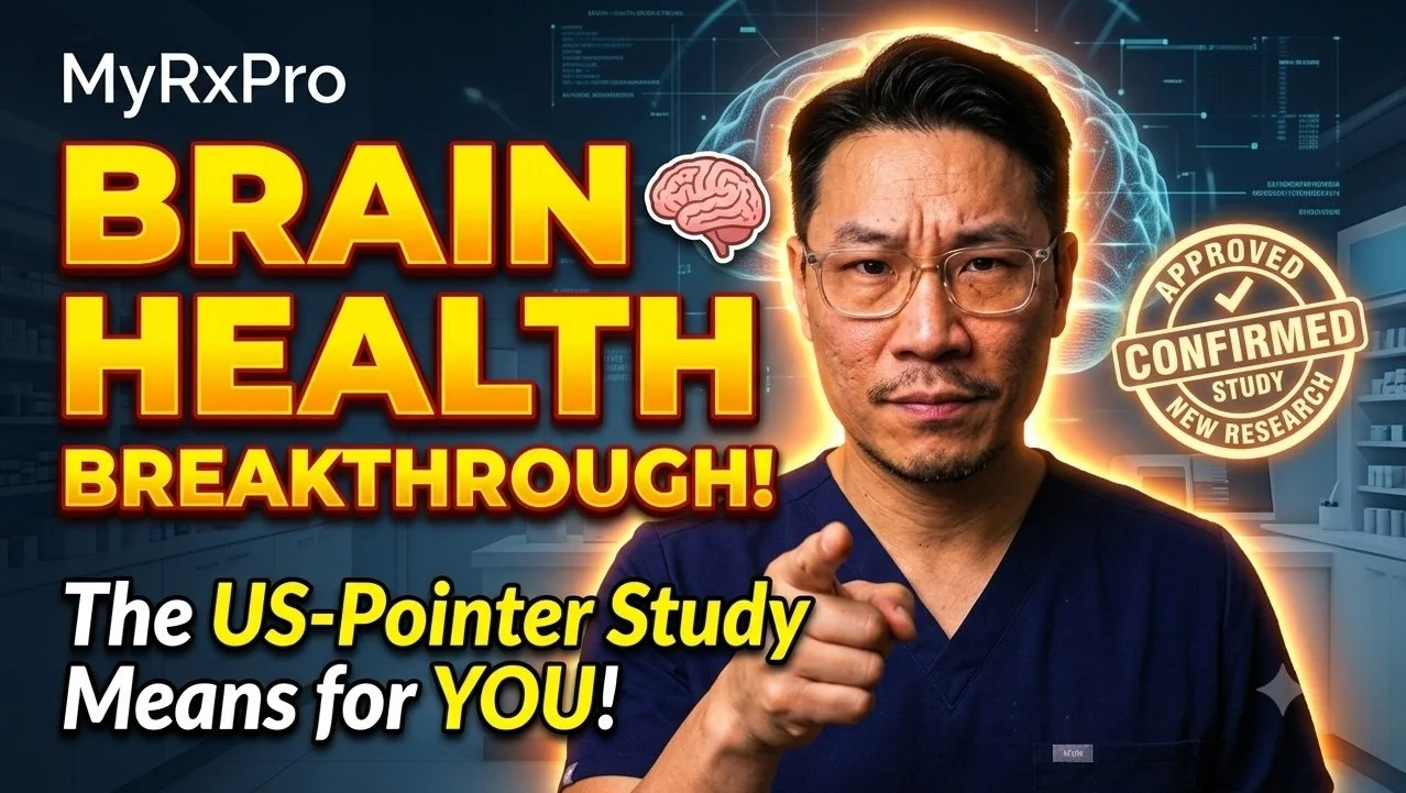 Brain Health Breakthrough video thumbnail featuring Dr. David Lee discussing the US-Pointer Study on memory.