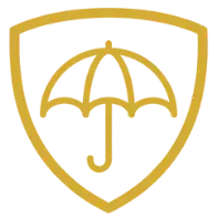 Florida umbrella insurance gold icon from safe hill insurance