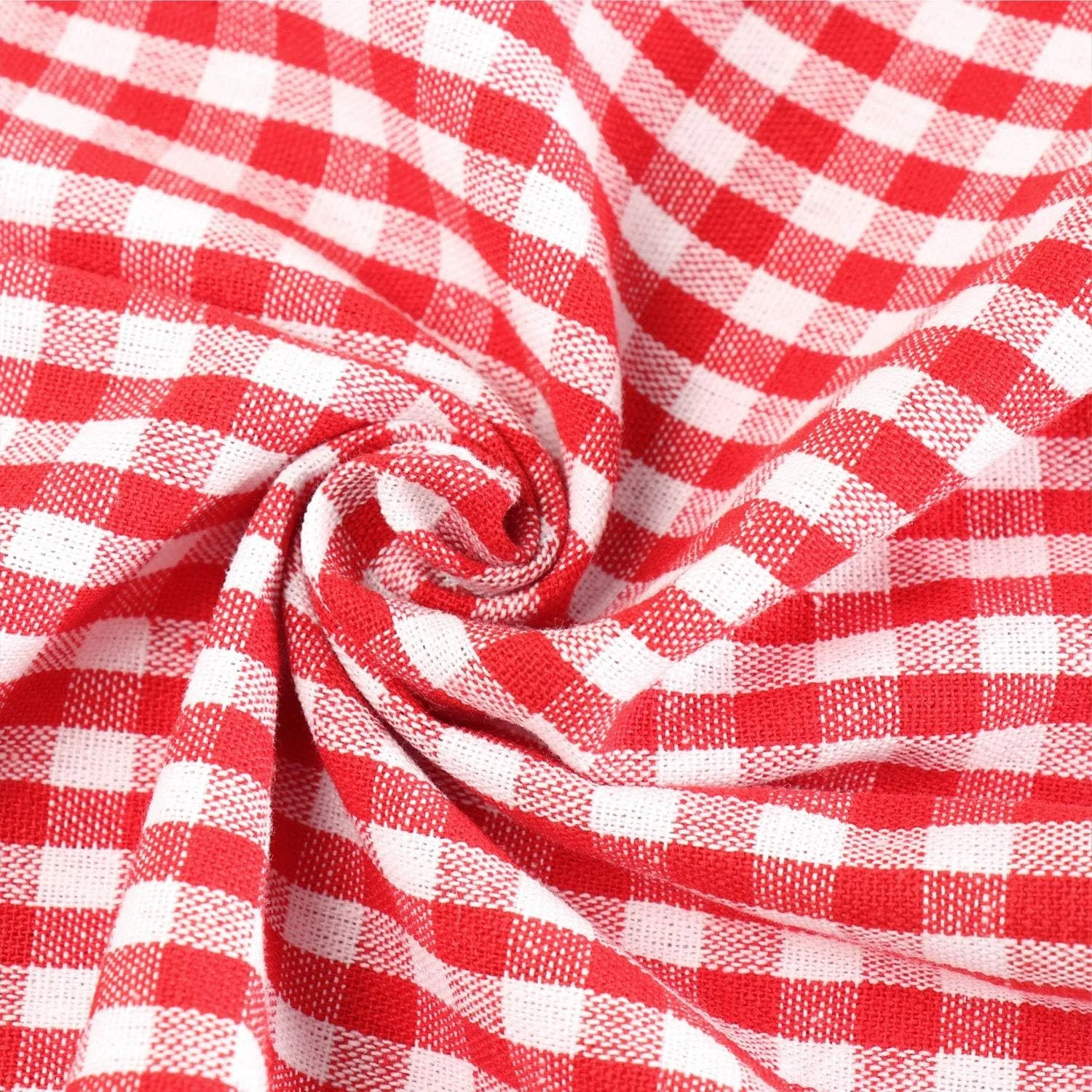 Red Gingham Kids Tablecloth Rental