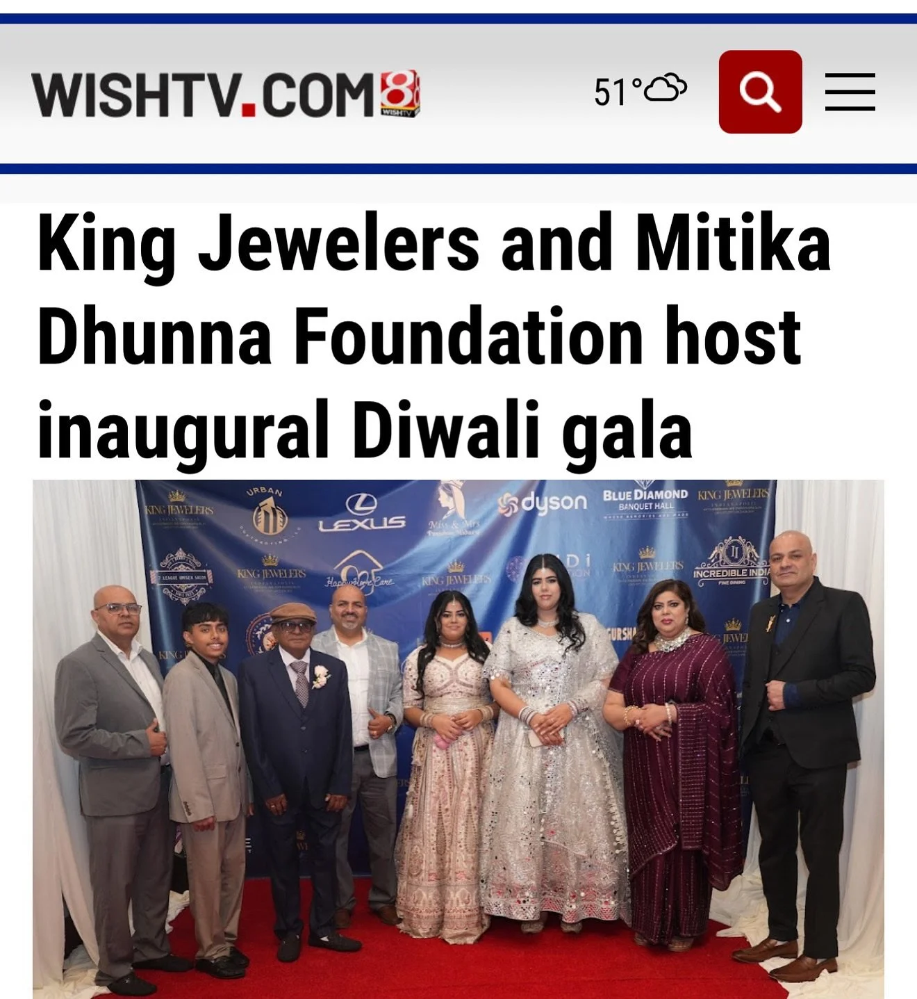 What an unforgettable moment &mdash; King Jewelers and The Mitika Dhunna Foundation proudly hosted the inaugural Diwali Gala 2025, bringing together elegance, culture, and community under one radiant celebration of light.

A heartfelt thank you to ev