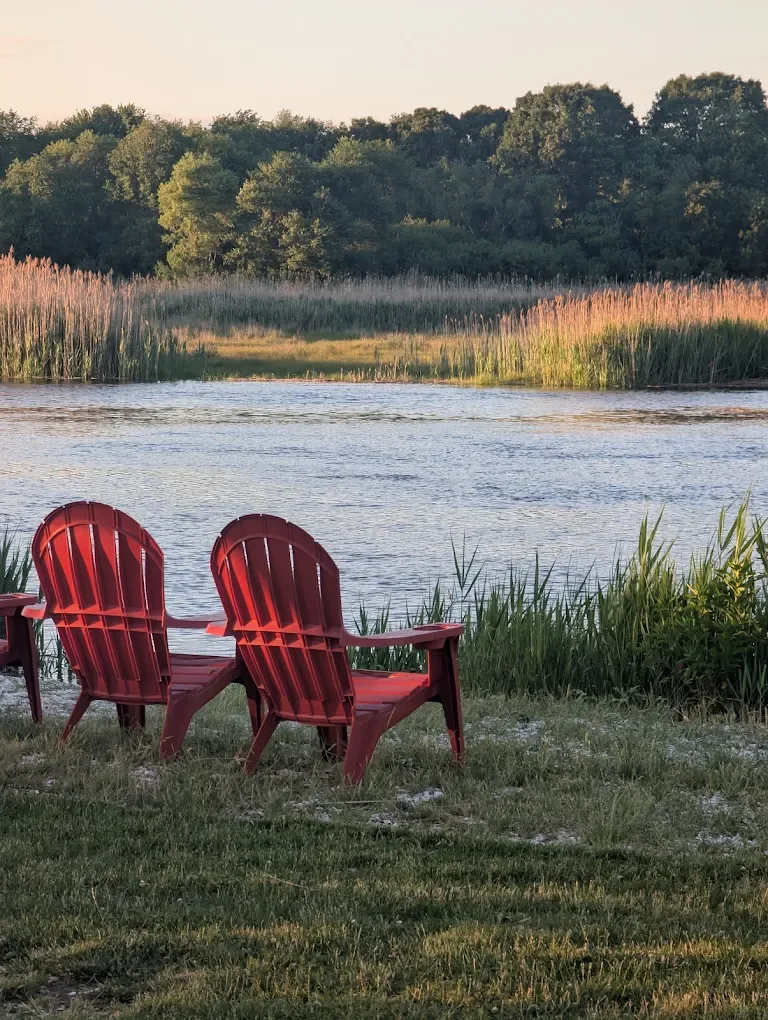 Pond and wooded landscape reflecting the quiet rural lifestyle of Rehoboth, Massachusetts
