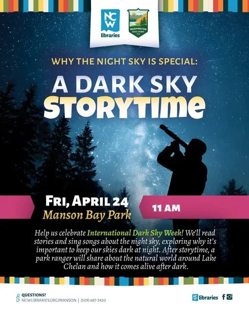 Manson Public Library | Dark Sky Storytime &amp; Visit with a Park Ranger