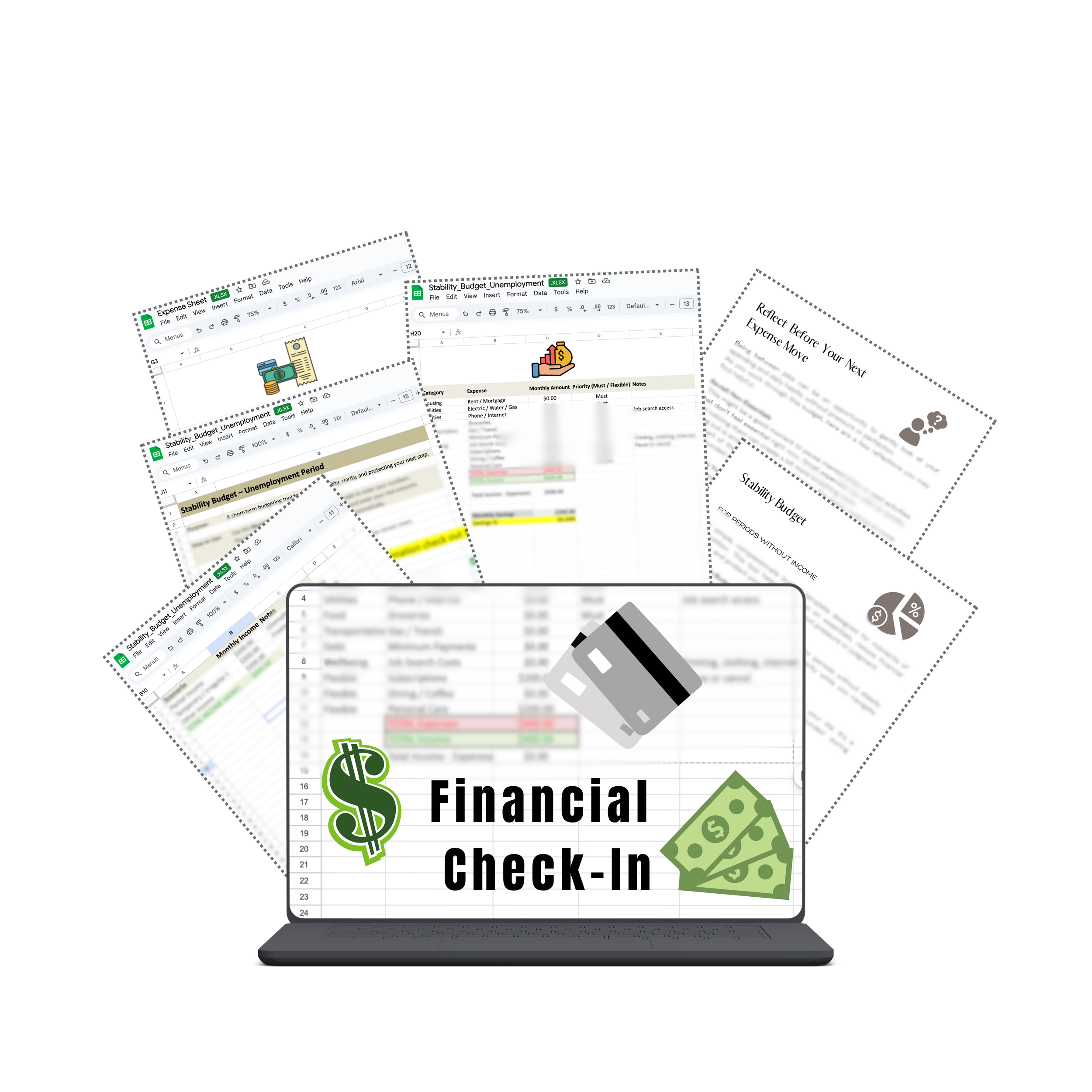 Stability Budget Template - Financial Check In