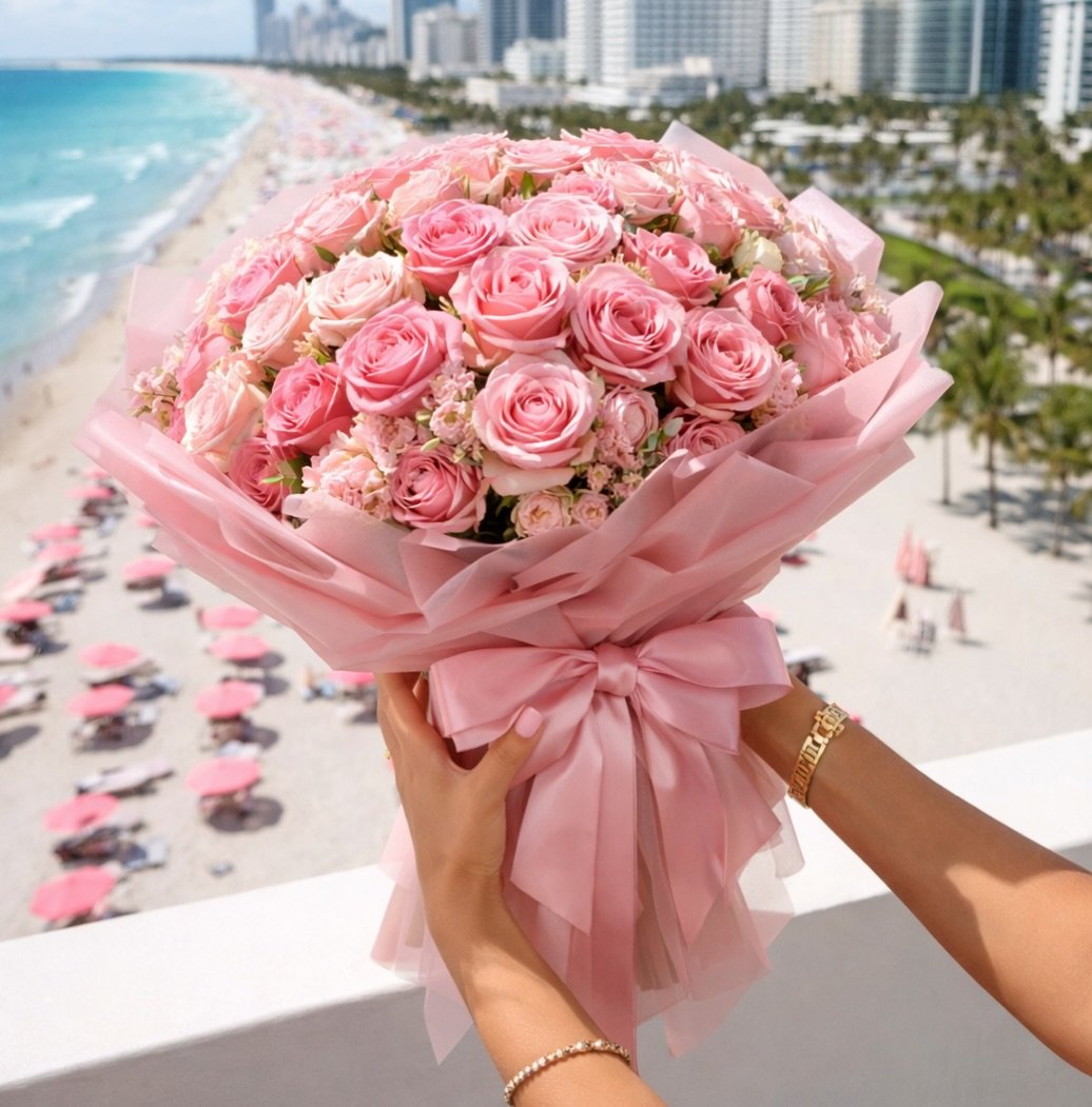 If Miami couldn&rsquo;t get any more beautiful 💖

#miami #florist #miamiflorist #flowervendingmachine