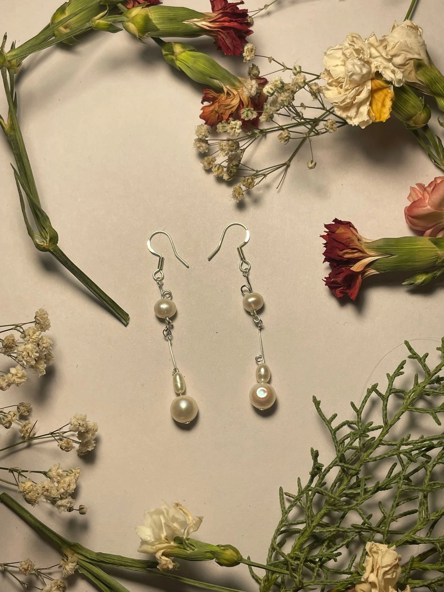 Fancy trio pearl long drop hoop 2.jpeg