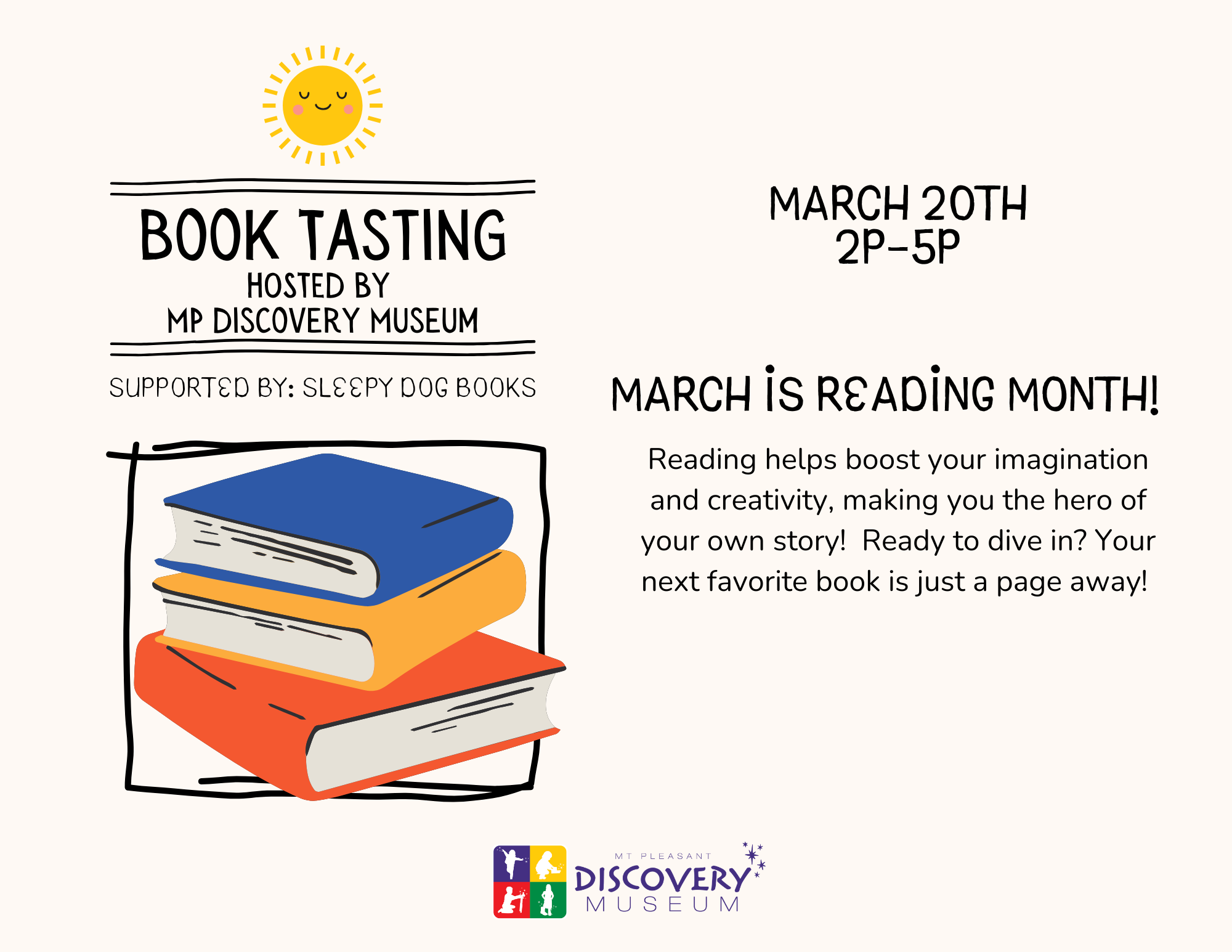 Reading Month: Book Tasting