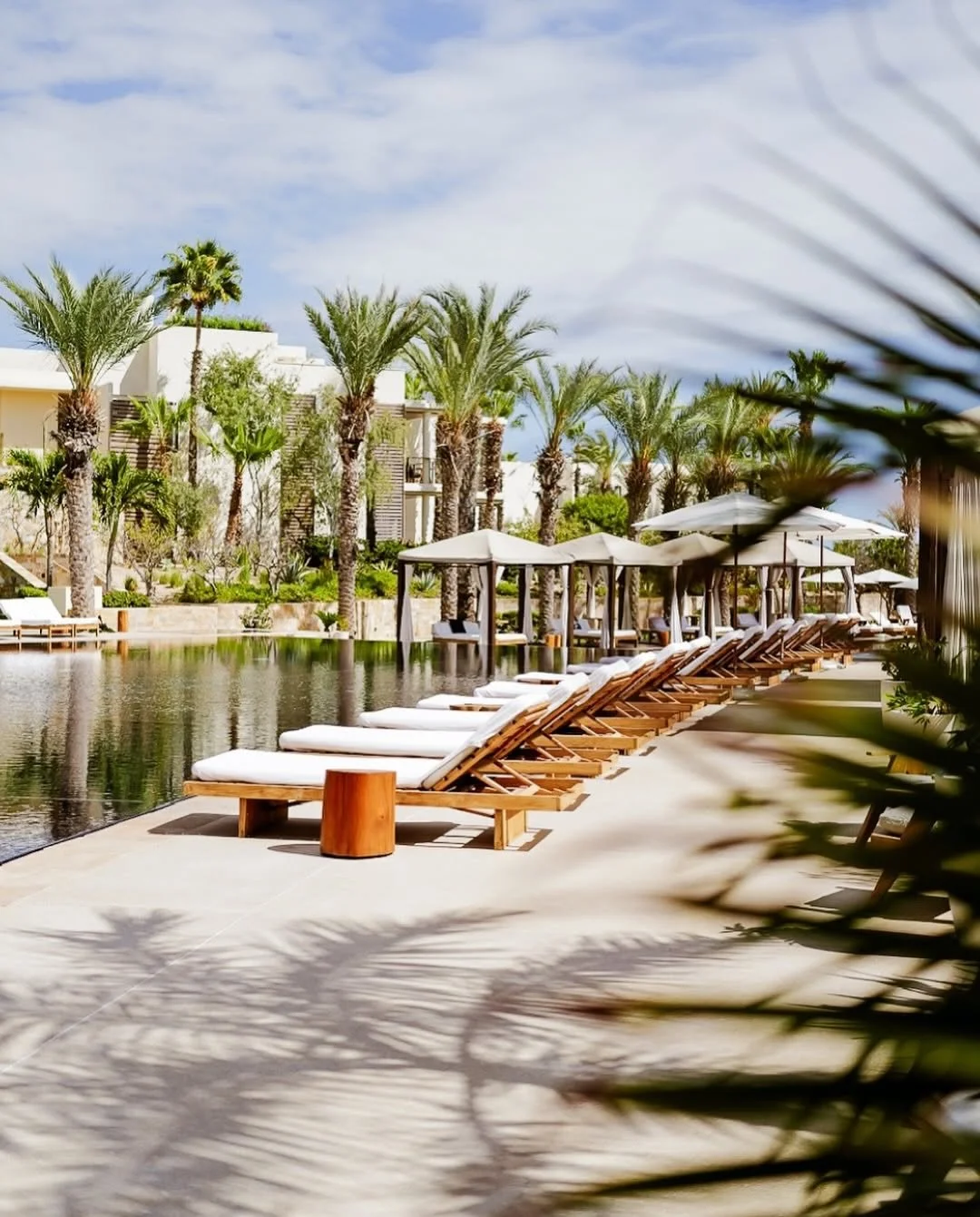 Not all Cabo resorts feel the same, and Chileno Bay stands apart immediately.

Set on one of the region&rsquo;s only swimmable beaches, the Auberge property feels open and coastal with expansive terraces and views that stretch straight out to the Sea