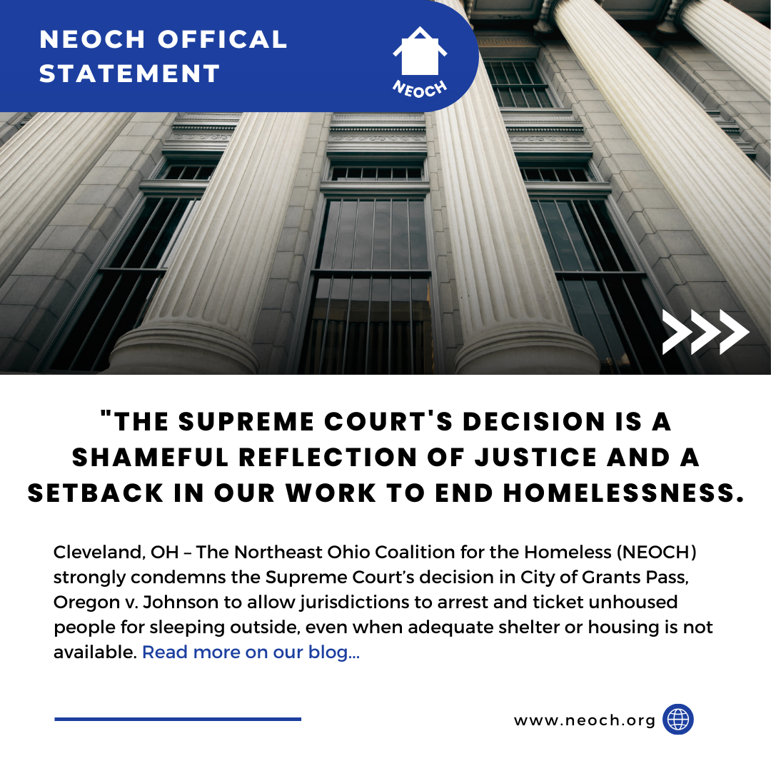 The Supreme Court's decision is a shameful reflection of justice and a setback in our work to end homelessness.