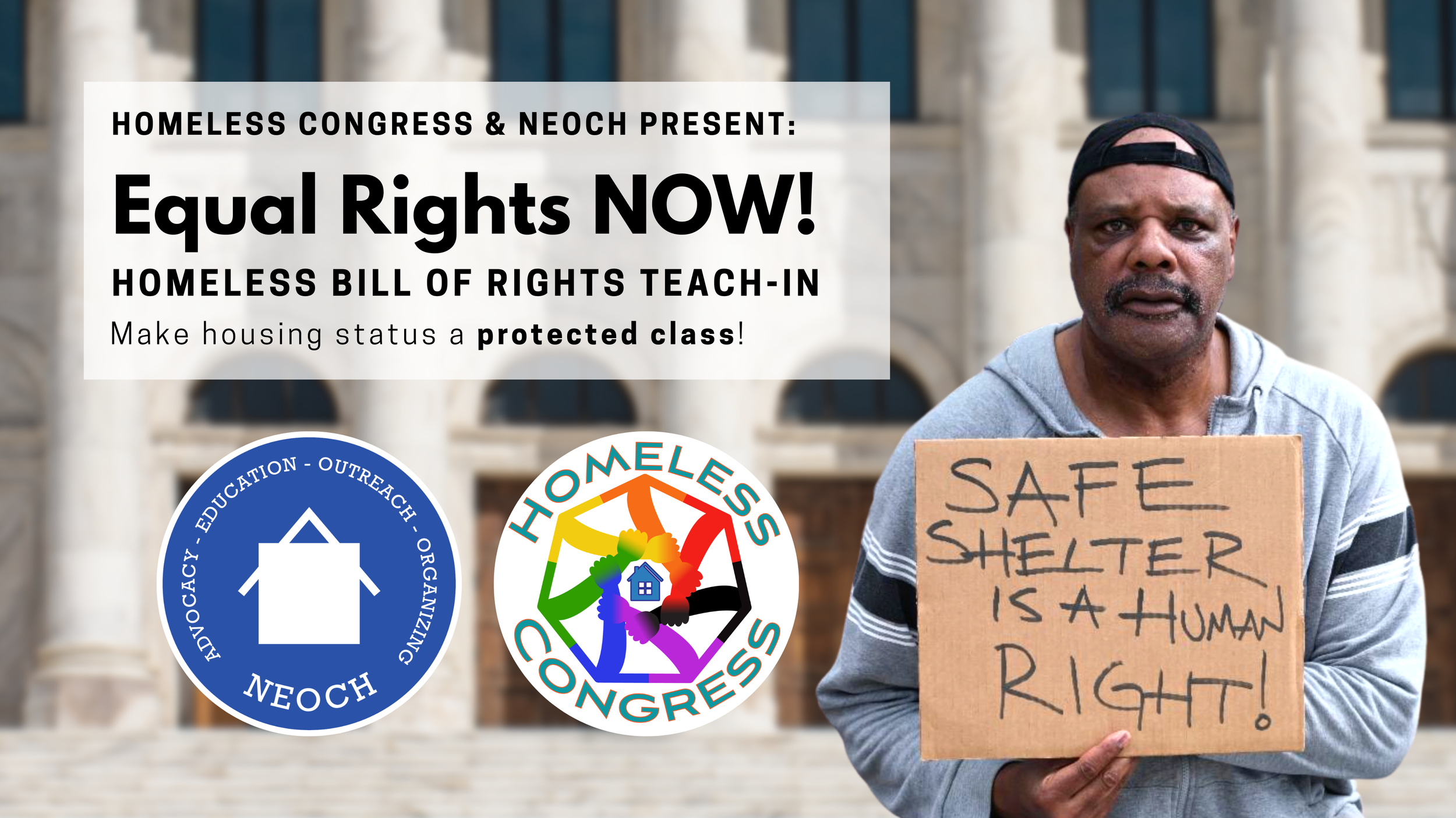 Equal Rights NOW! Takeaways from Homeless Bill of Rights teach-in