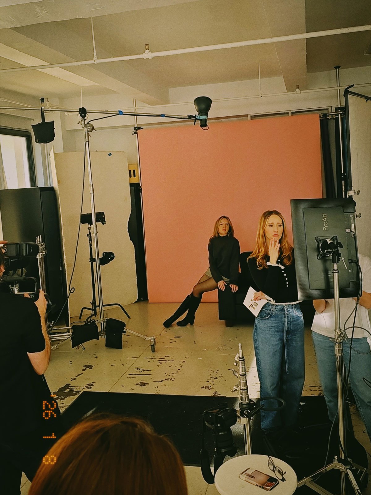 Monica BTS at Florence by Mills shoot