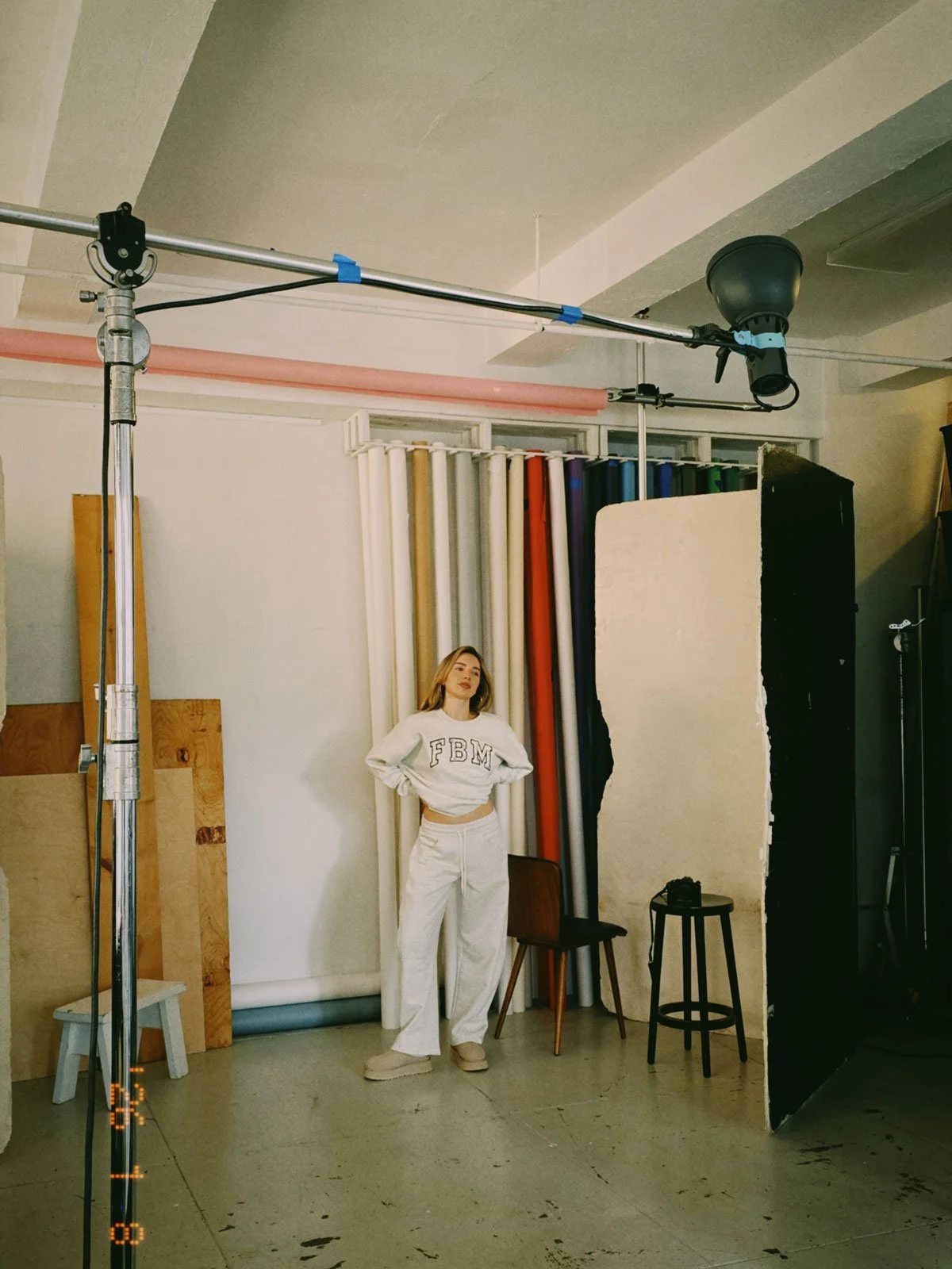 Monica BTS at Florence by Mills shoot