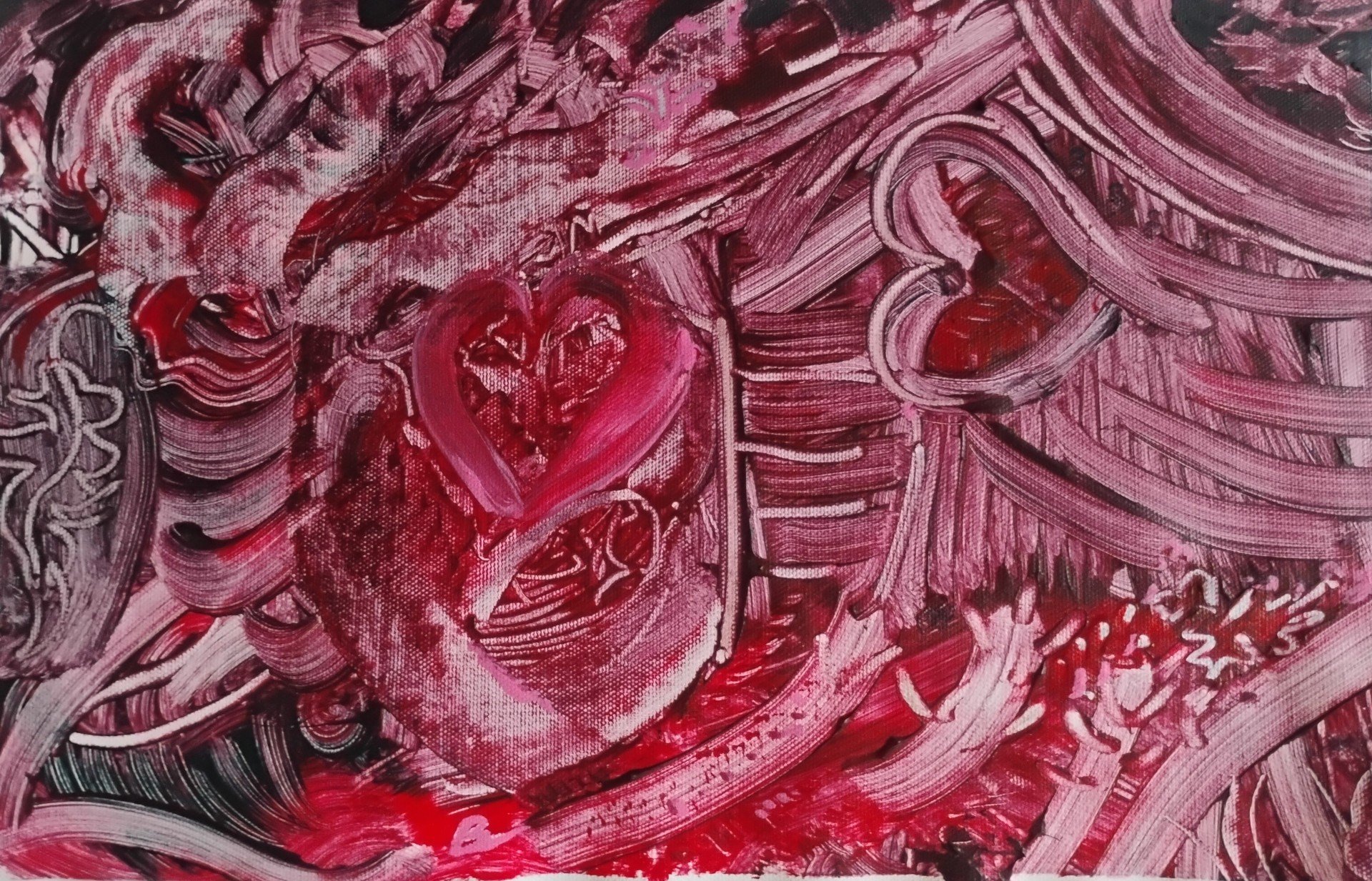 Night landscape.2026.
Acrylic & canvas.10,15 inc.