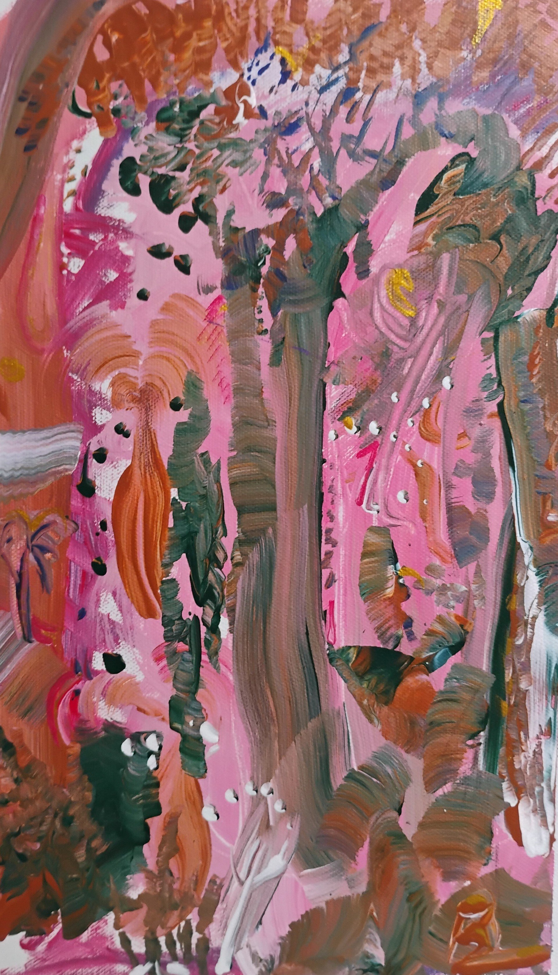 Arboleda.26.Acrylic Canvas.13x8 inc.