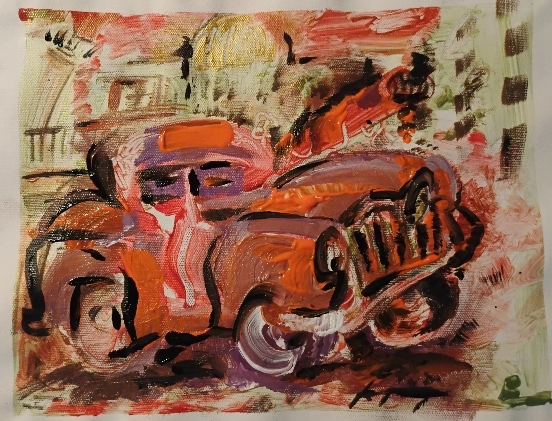 Armendron.26.Acrylic Canvas.9 x 11 3/8 inc.