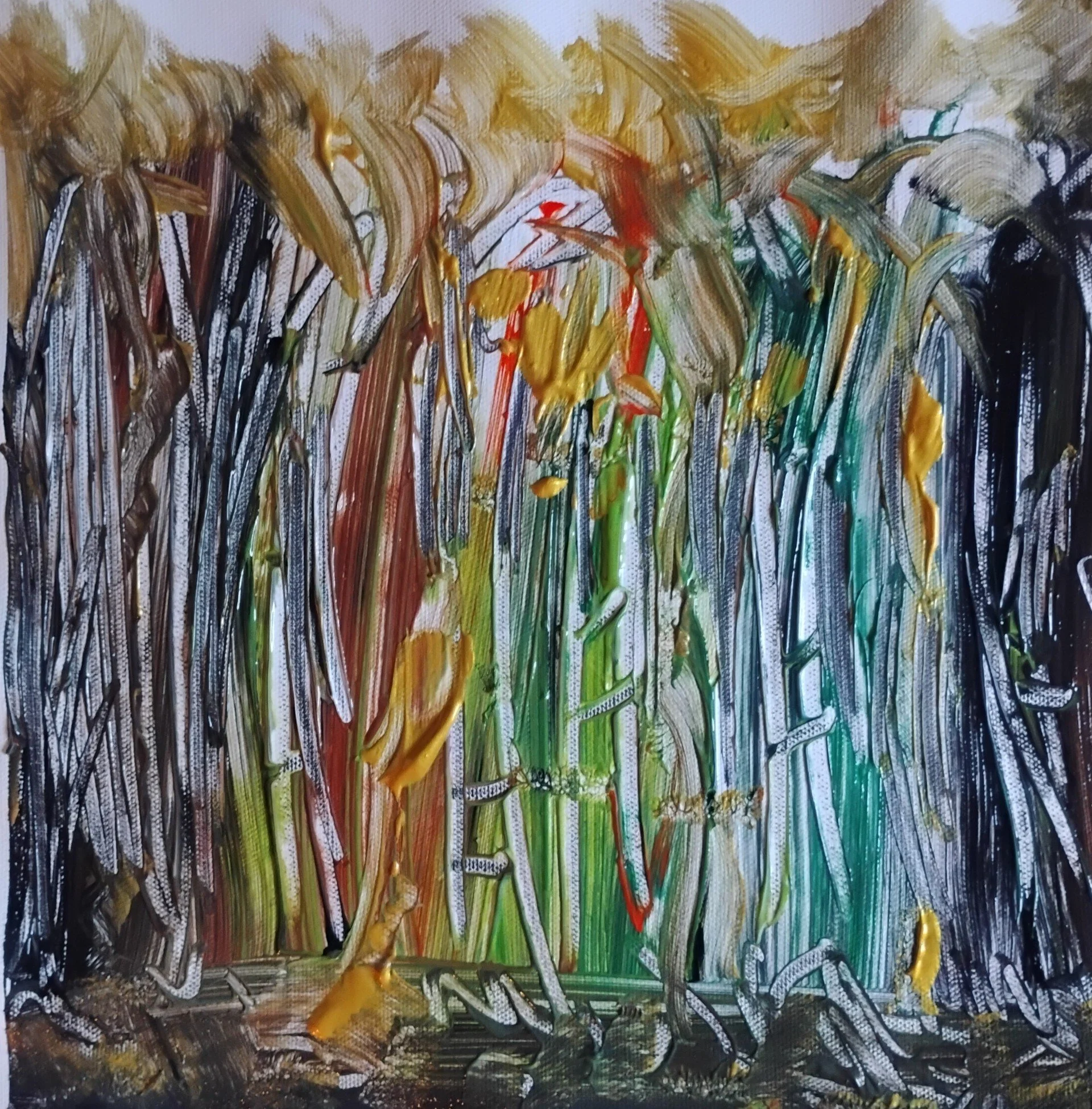 La Caña.26.Acrylic Canvas.10 x 11 inc.