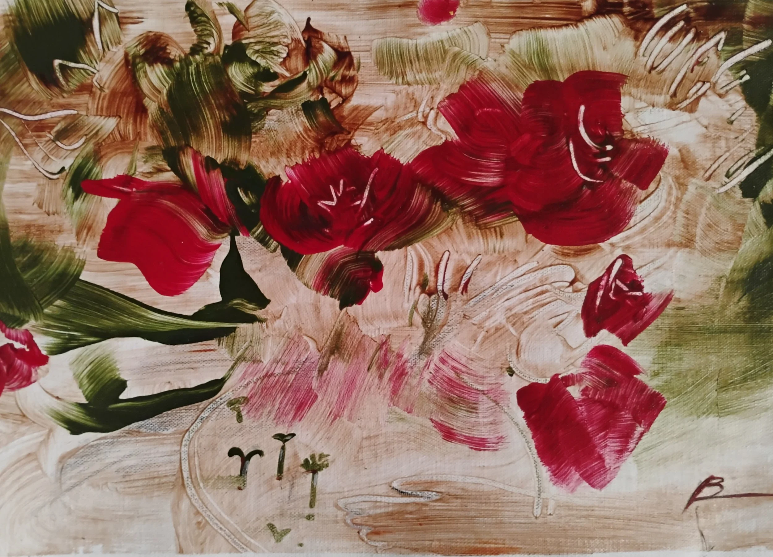 Promised land, 2025, Acrylic on canvas, 12 x 20 in