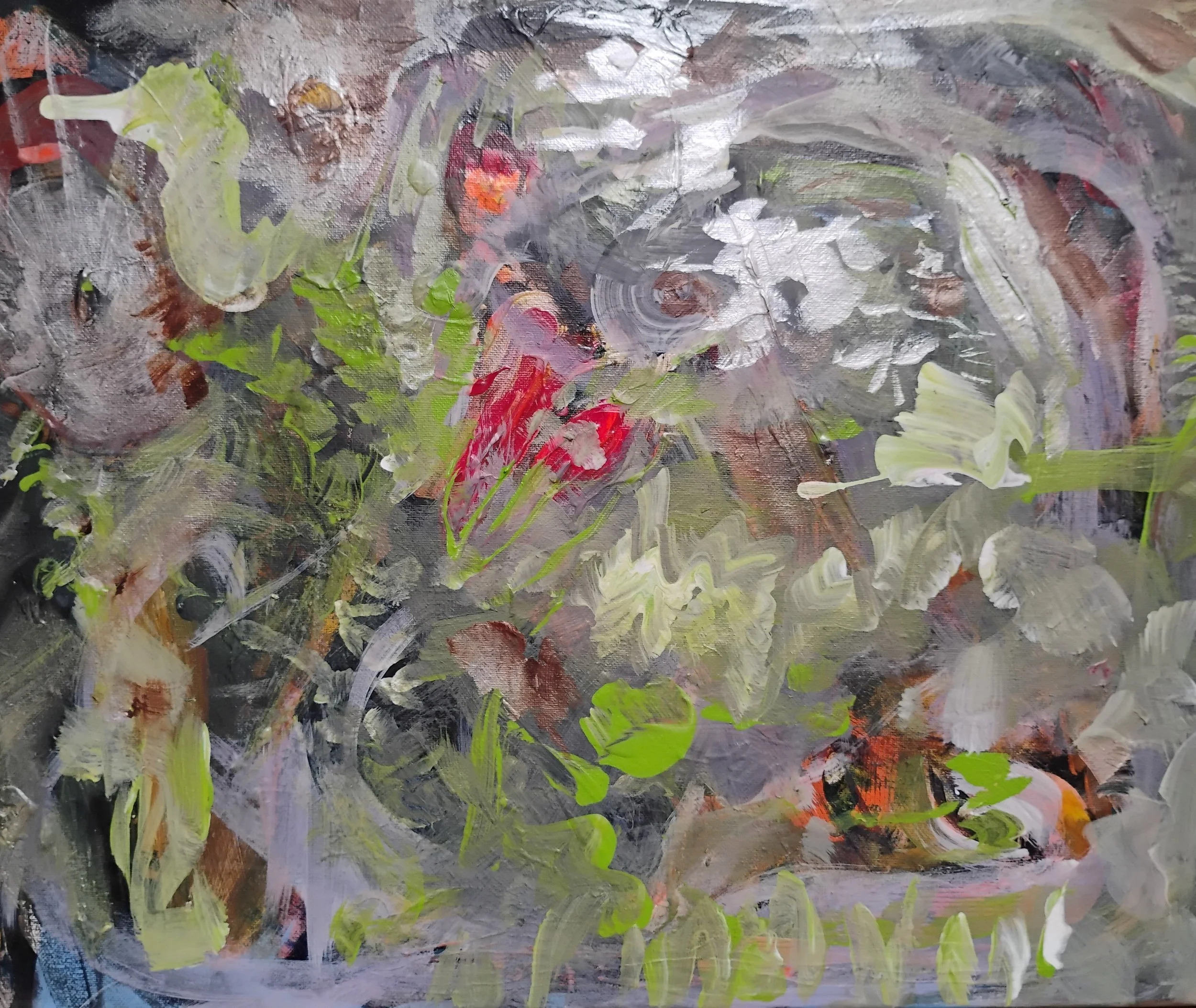 Primavera, 2025, Acrylic on canvas, 16 x 20 in