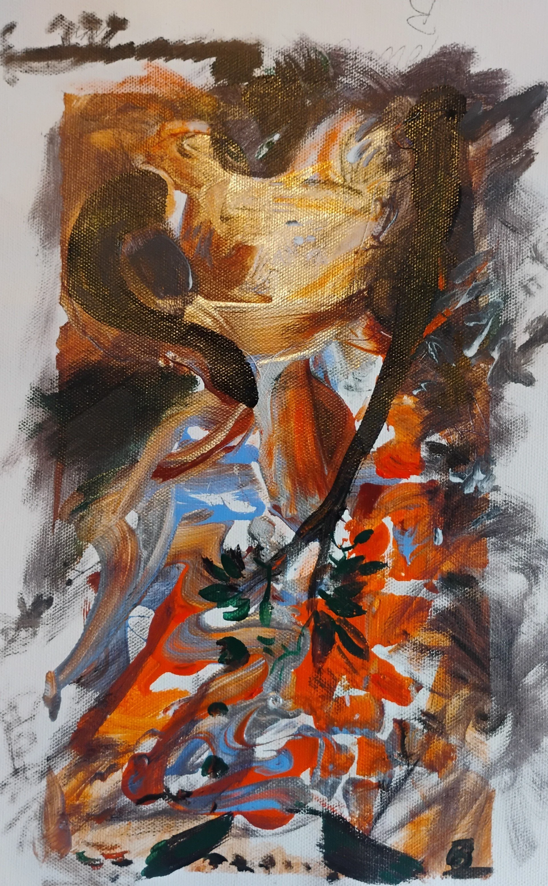 Iyalocha.26.Acrylic Canvas.12x7 inc.