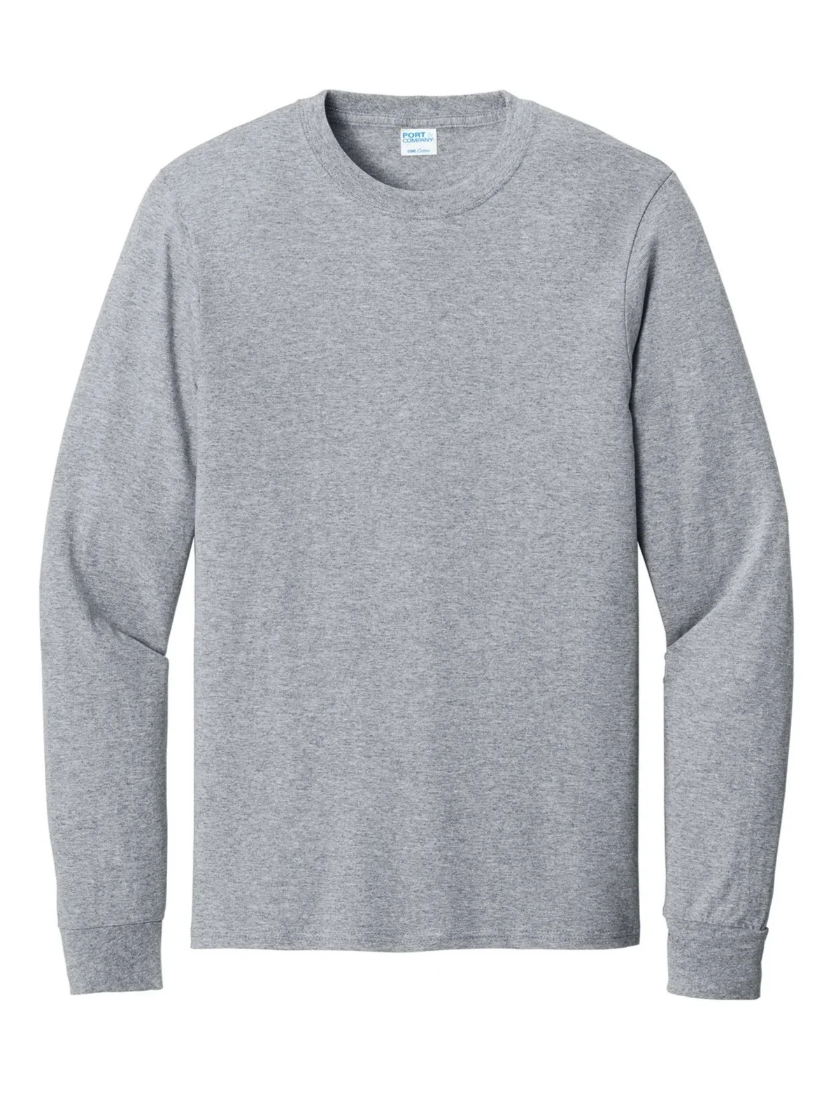 Gray long sleeve crewneck sweatshirt