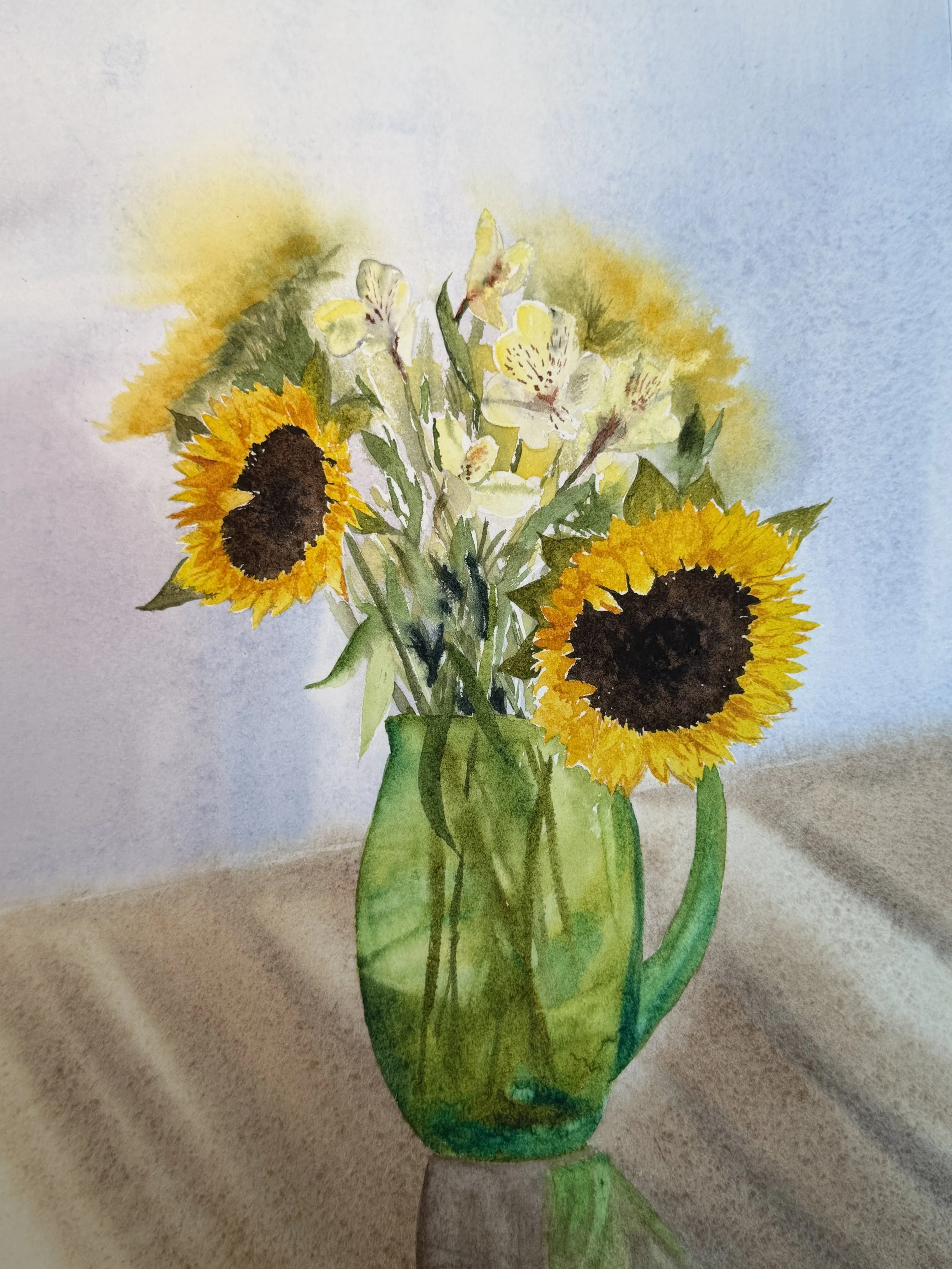 Flowers on the Counter