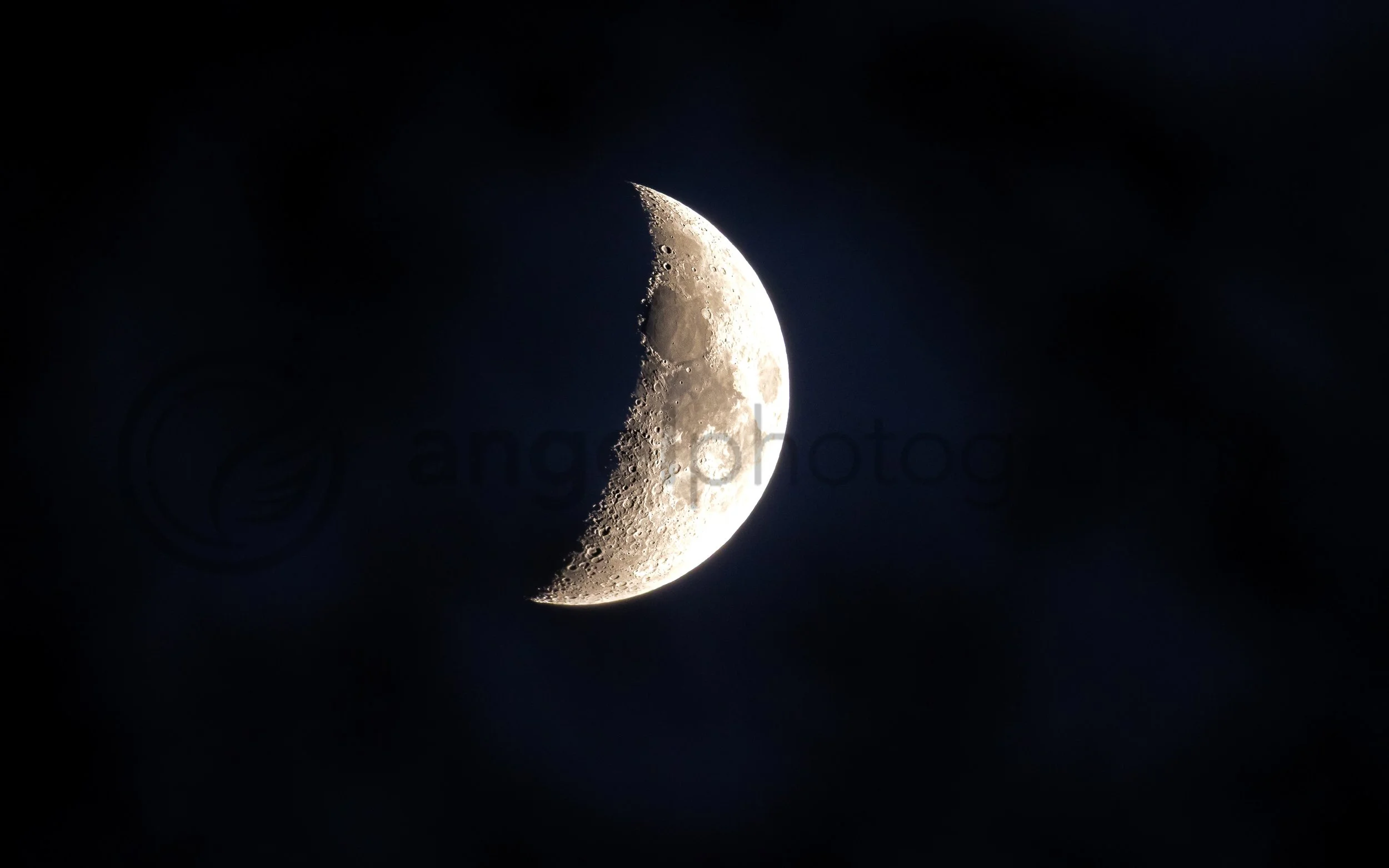 Waxing Crescent Moon (DIGITAL COPY)