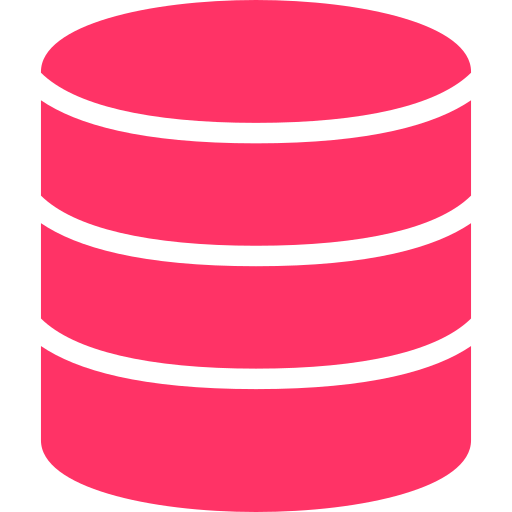 Pink stack of coins or tokens.